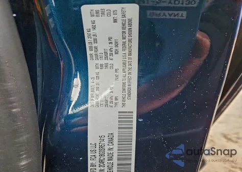 2025 Chrysler Pacifica Select z USA, uszkodzony, nr VIN 2C4RC1BG0SR571415